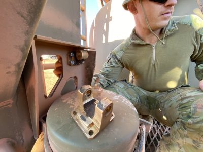 Australian Army Soldier With Spee3d Printed Part