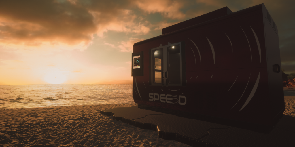 SPEE3DCraft SPEE3D sunset beach screenshot