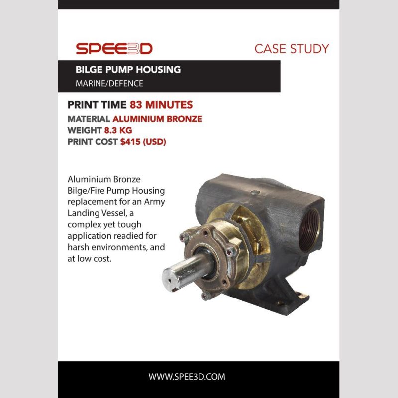 Spee3d Bilge Pump Housing A4 V2