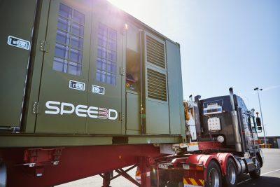 Xspee3d Metal 3d Printer On The Back Of A Truck